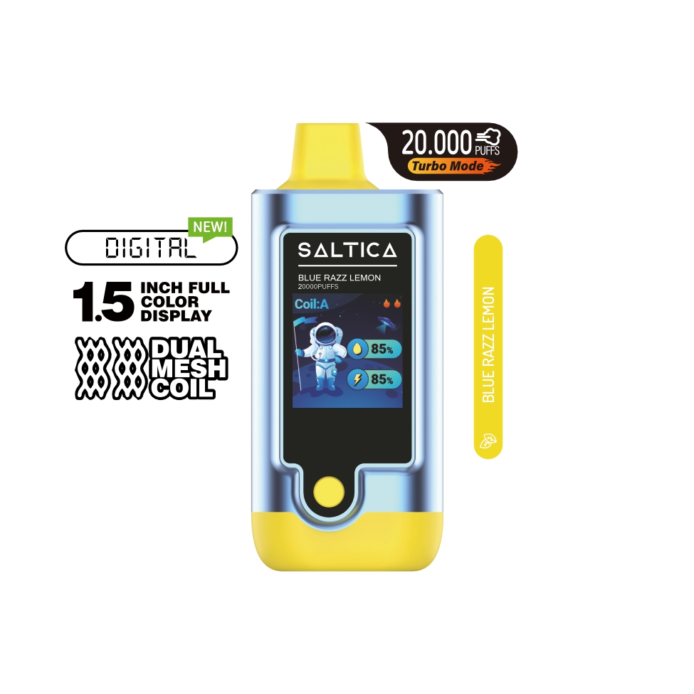 Saltica Digital 20000 Blue-Razz Lemon