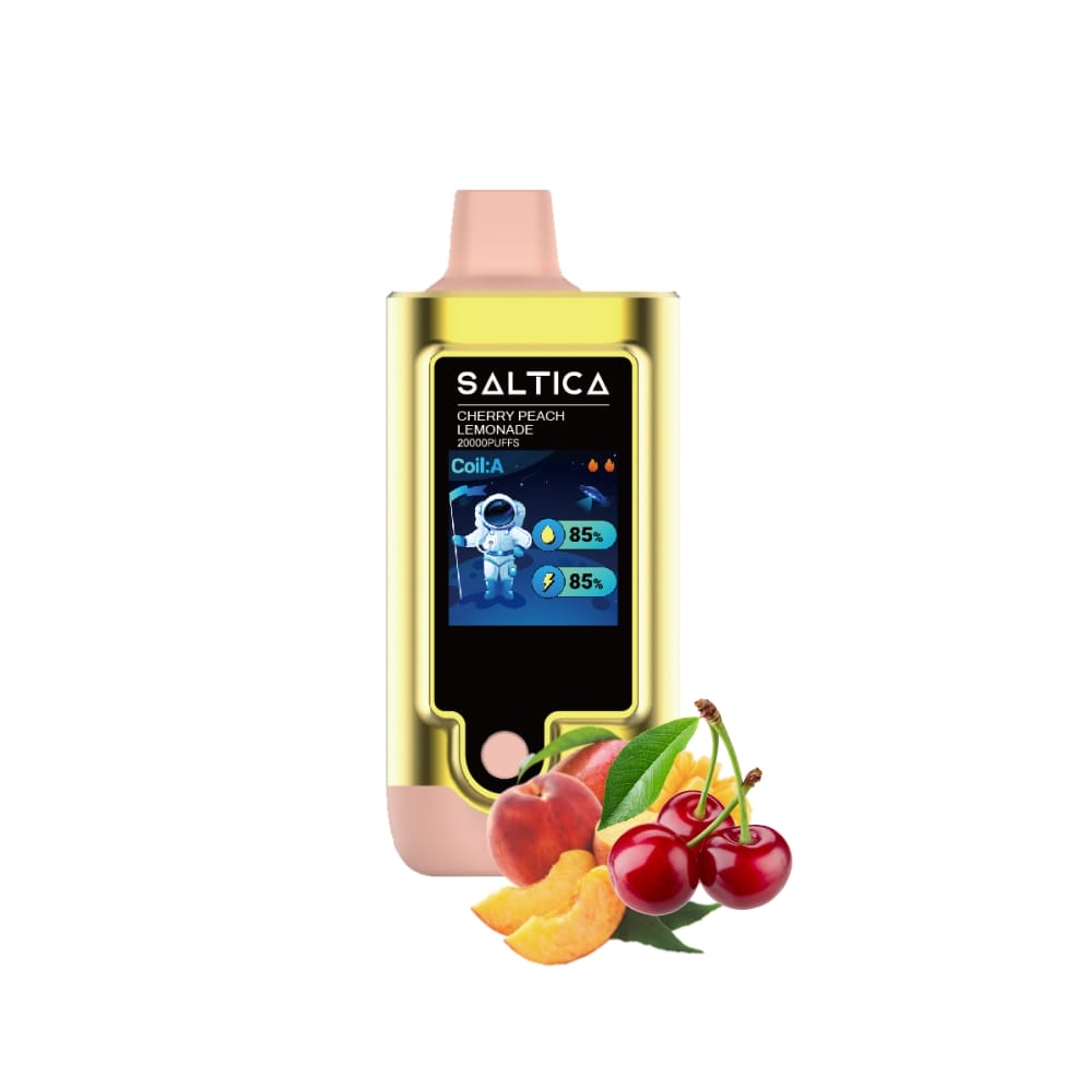 Saltica Digital 20000 Cherry Peach Lemonade