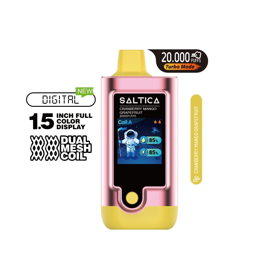 Saltica Digital 20000 Cranberry Mango Grapefruit