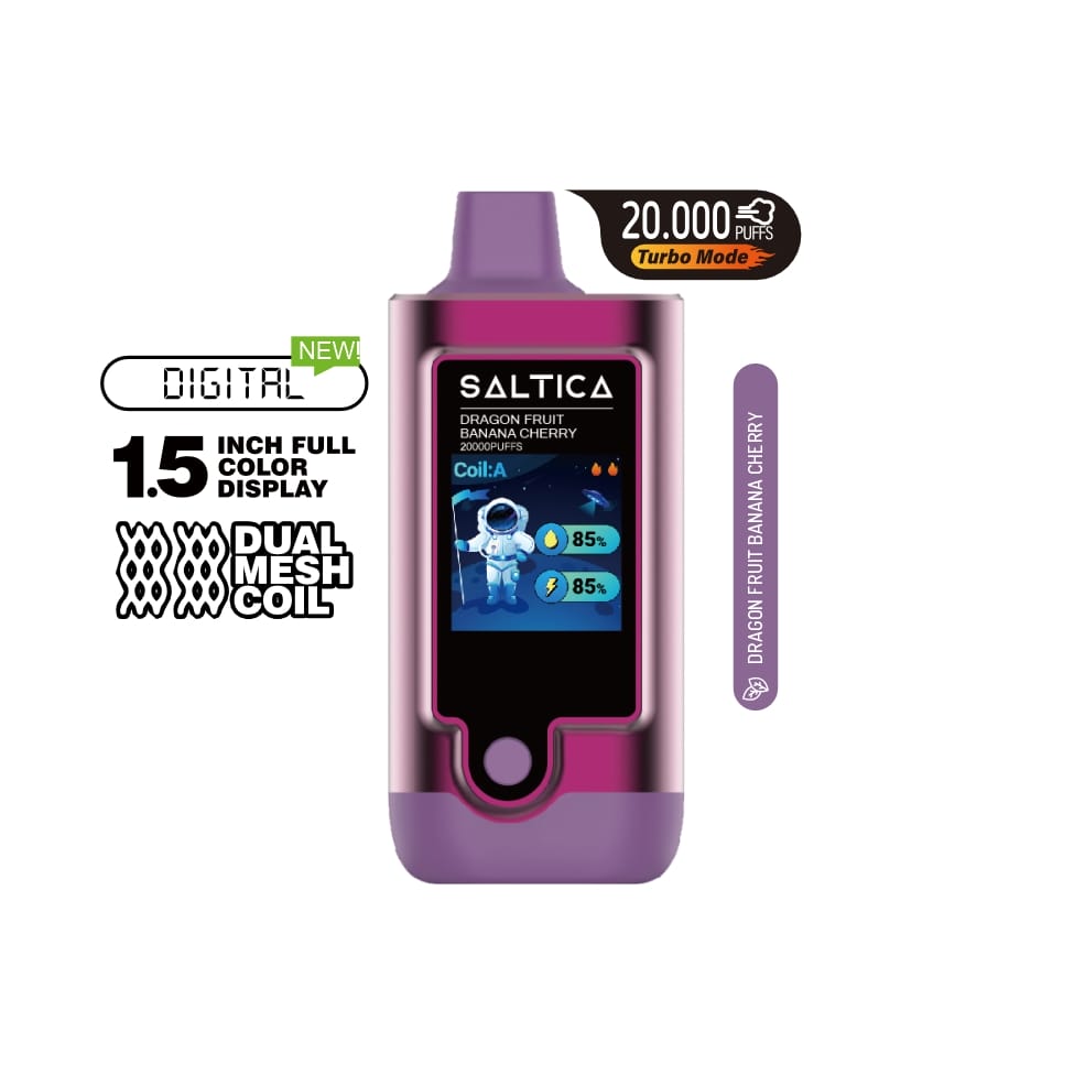 Saltica Digital 20000 Dragon Fruit Banana Cherry