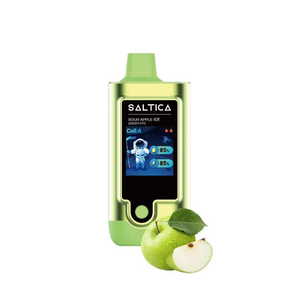 Saltica Digital 20000 Sour Apple Ice