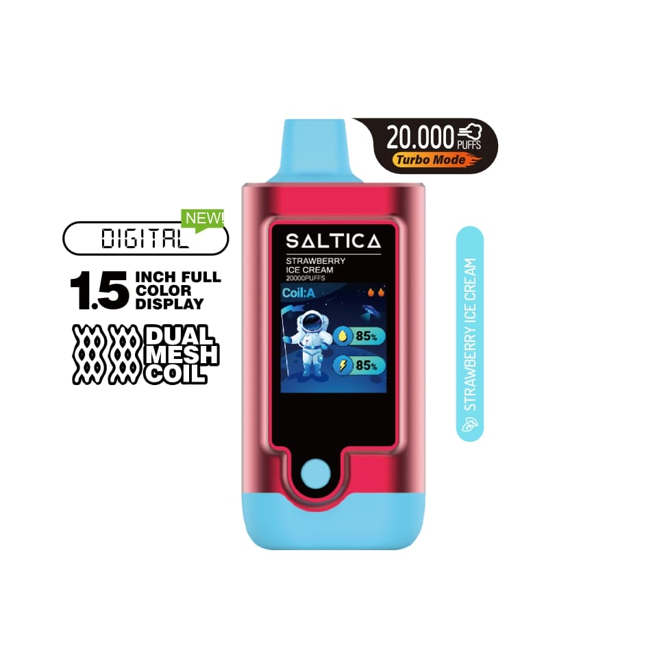 Saltica Digital 20000 Strawberry Ice Cream