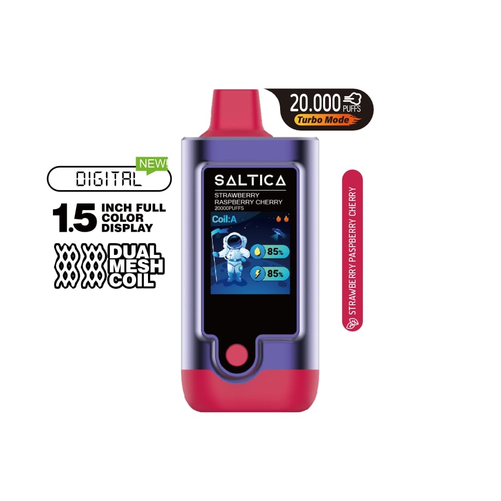 Saltica Digital 20000 Strawberry Raspberry Cherry