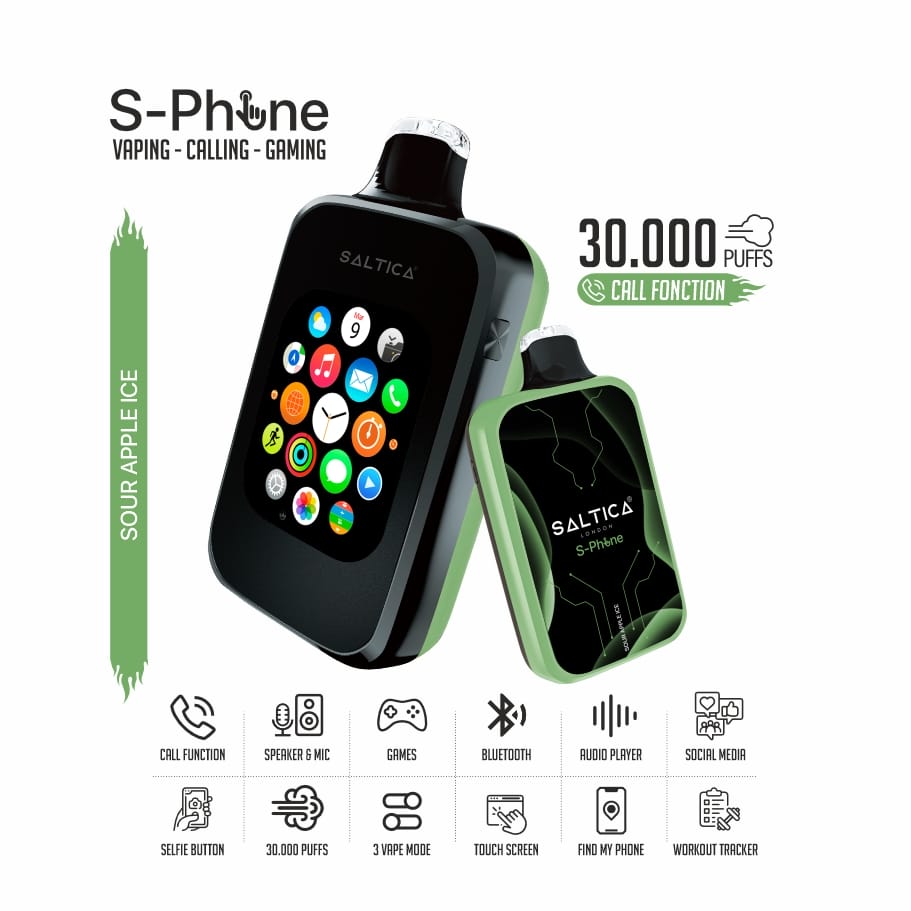 SALTICA S-Phone Sour Apple Ice