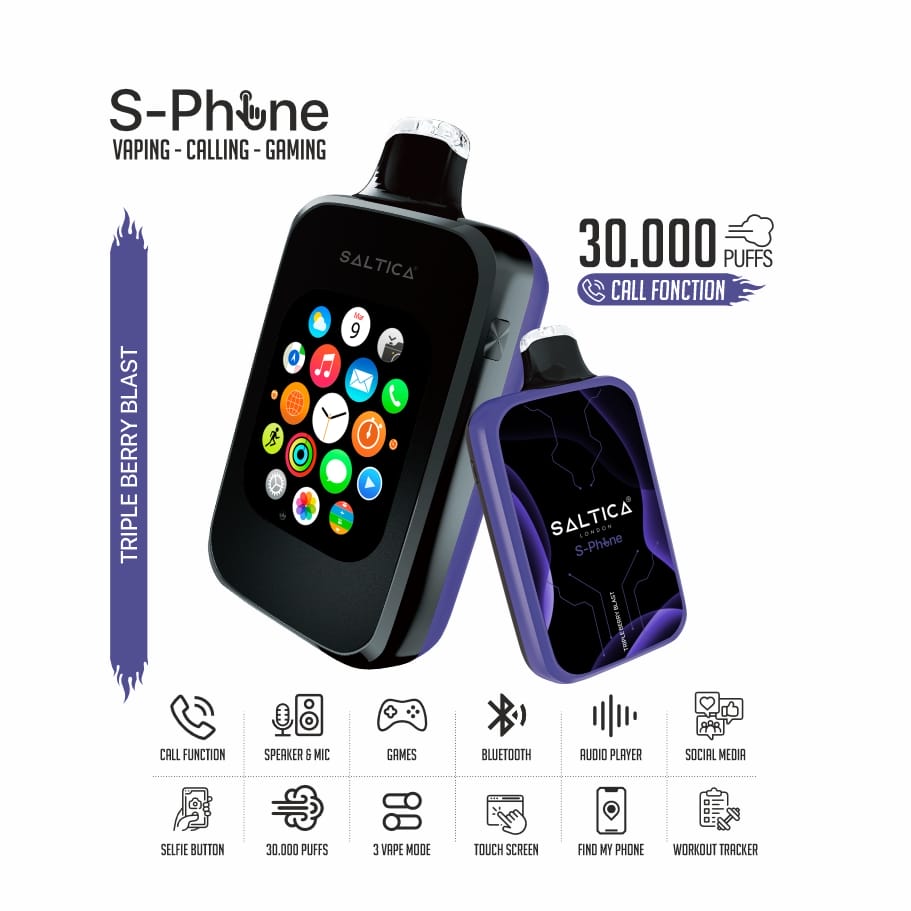 SALTICA S-Phone Triple Berry Blast