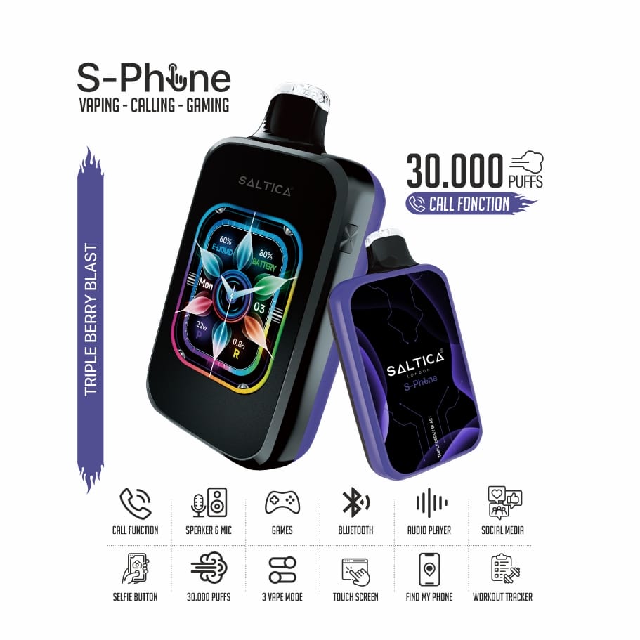 SALTICA S-Phone Triple Berry Blast